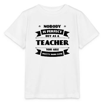 Perfekter Lehrer Schule Schüler Lehrerin Lernen - Stanley/Stella Kinder T-Shirt MINI CREATOR  - Weiß - Vorne - Maike (125cm)