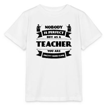 Perfekter Lehrer Schule Schüler Lehrerin Lernen - Stanley/Stella Kinder T-Shirt MINI CREATOR  - Weiß - Vorne - Maike (125cm)