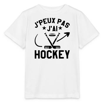 Ich kann nicht Eishockey - Stanley/Stella Kinder T-Shirt MINI CREATOR  - Weiß - Vorne - Maike (125cm)