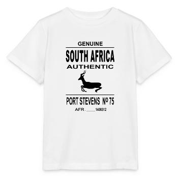Südafrika - Antilope - Stanley/Stella Kinder T-Shirt MINI CREATOR  - Weiß - Vorne - Maike (125cm)