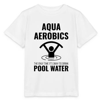 Water Aerobics Aquatic fitness Aqua Exercise - Stanley/Stella MINI CREATOR Kids’ T-Shirt - white - Front - Maike (125cm)