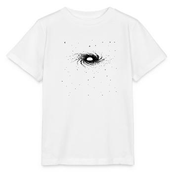 Universum Galaxie Milchstraße Design - Stanley/Stella Kinder T-Shirt MINI CREATOR  - Weiß - Vorne - Maike (125cm)