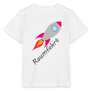 Rakete Rocket Raumfahrt - Stanley/Stella Kinder T-Shirt MINI CREATOR  - Weiß - Vorne - Maike (125cm)