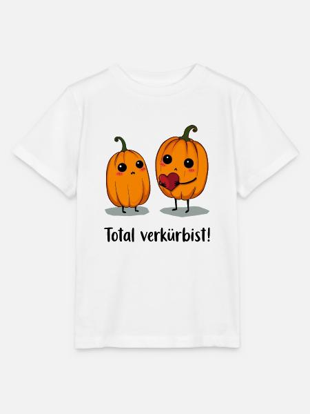 Kürbis Liebe - Stanley/Stella Kinder T-Shirt MINI CREATOR  - Weiß