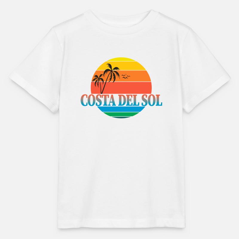 Costa del Sol - T-shirt bio MINI CREATOR Stanley/Stella Enfant - blanc