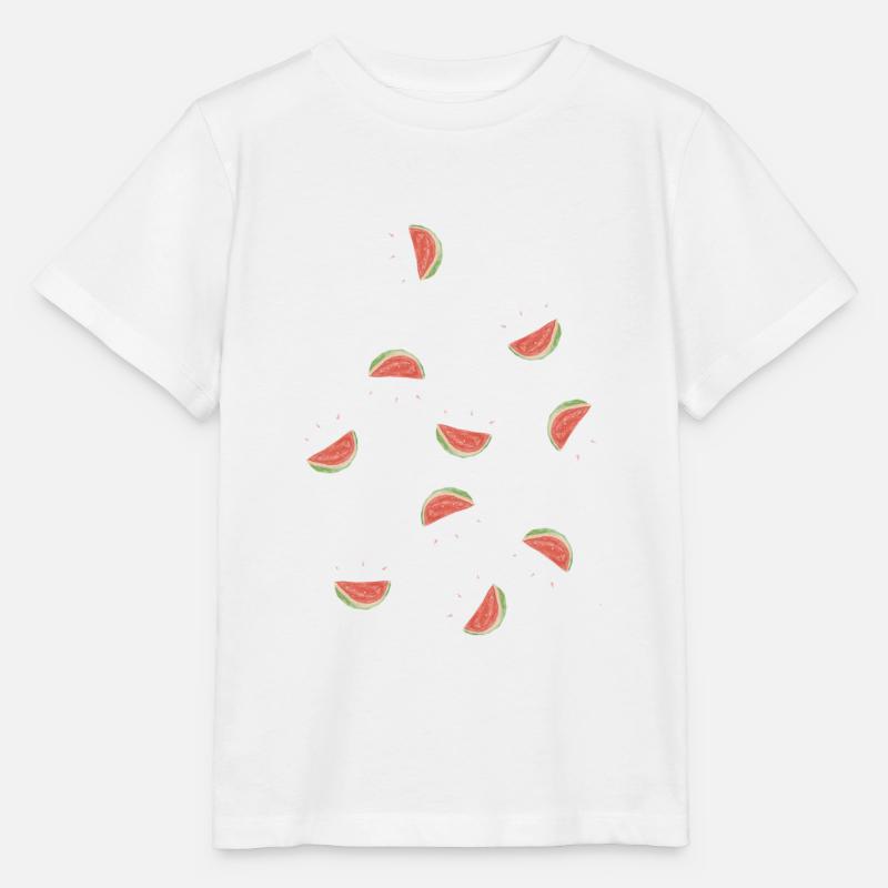 Melonen - Stanley/Stella Kinder T-Shirt MINI CREATOR  - Weiß