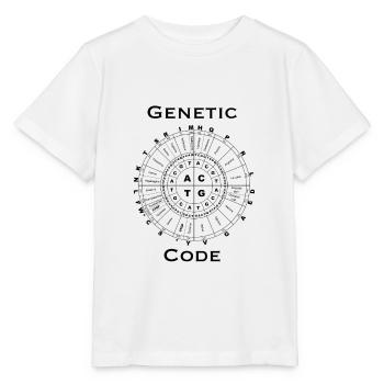 Code génétique - T-shirt bio MINI CREATOR Stanley/Stella Enfant - blanc - Devant - Maike (125cm)