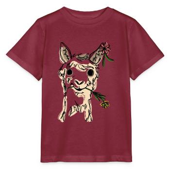 alpaga - T-shirt bio MINI CREATOR Stanley/Stella Enfant - bordeaux - Devant - Kain (125cm)