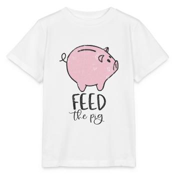 SAVE MONEY SHARES PIGGY BANK SPAR MOTIF - Stanley/Stella MINI CREATOR Kids’ T-Shirt - white - Front - Maike (125cm)