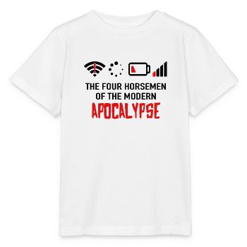 The Four Horsemen Of The Modern Apocalypse - Geek - Stanley/Stella MINI CREATOR Kids’ T-Shirt - white - Front - Maike (125cm)