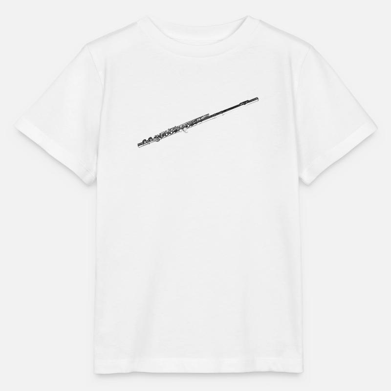 Querfloete Querflöte - Stanley/Stella Kinder T-Shirt MINI CREATOR  - Weiß