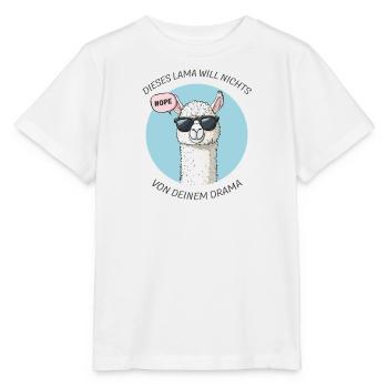Ne faites pas de drame - T-shirt bio MINI CREATOR Stanley/Stella Enfant - blanc - Devant - Maike (125cm)