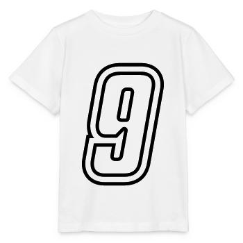 9 Number number - Stanley/Stella MINI CREATOR Kids’ T-Shirt - white - Front - Maike (125cm)