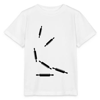 Rouleau à pâtisserie de cuisine - T-shirt bio MINI CREATOR Stanley/Stella Enfant - blanc - Devant - Maike (125cm)