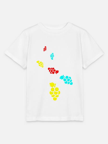 weintrauben - Stanley/Stella Kinder T-Shirt MINI CREATOR - Weiß