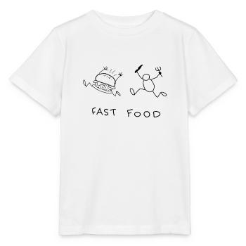 Fast food - Stanley/Stella MINI CREATOR Kids’ T-Shirt - white - Front - Maike (125cm)