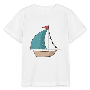 Sailboat - Stanley/Stella MINI CREATOR Kids’ T-Shirt - white - Front - Maike (125cm)