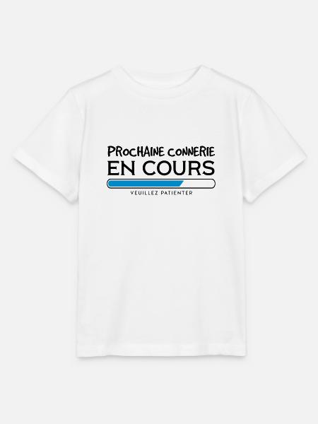 connerie en cours - T-shirt bio MINI CREATOR Stanley/Stella Enfant - blanc