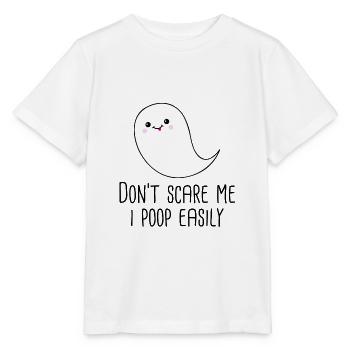 Bébé drôle disant Halloween Fantôme - T-shirt bio MINI CREATOR Stanley/Stella Enfant - blanc - Devant - Maike (125cm)