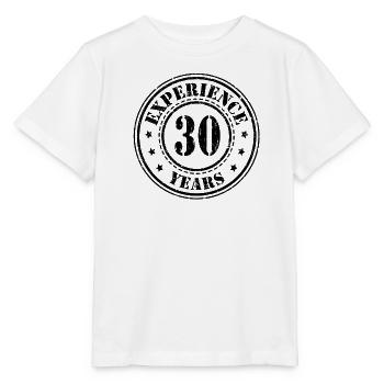 30 Jahre Erfahrung - Stanley/Stella Kinder T-Shirt MINI CREATOR  - Weiß - Vorne - Maike (125cm)
