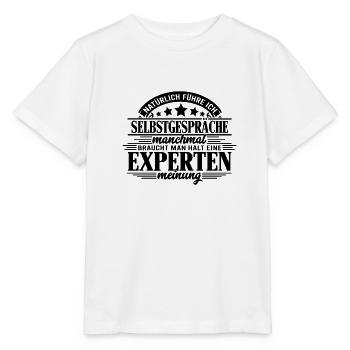 Selbstgespräche führen Kompetente Beratung - Stanley/Stella Kinder T-Shirt MINI CREATOR  - Weiß - Vorne - Maike (125cm)