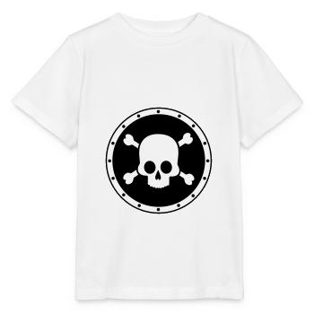 Pirate - Skull - Stanley/Stella MINI CREATOR Kids’ T-Shirt - white - Front - Maike (125cm)