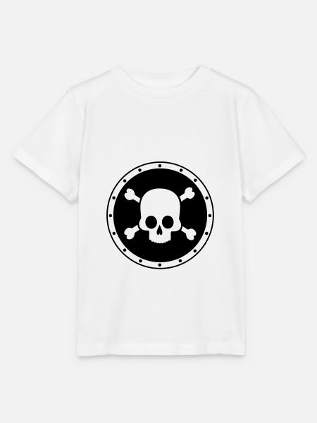 Pirat - Schädel - Stanley/Stella Kinder T-Shirt MINI CREATOR - Weiß