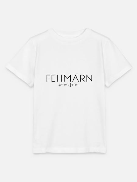 Insel Fehmarn, Ostsee, Schleswig-Holstein - Stanley/Stella Kinder T-Shirt MINI CREATOR  - Weiß