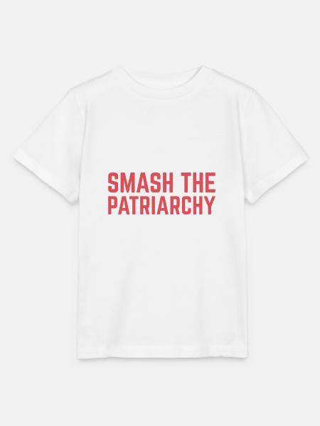 Smash the Patriarchy Feminism Feminist - Stanley/Stella Kinder T-Shirt MINI CREATOR - Weiß
