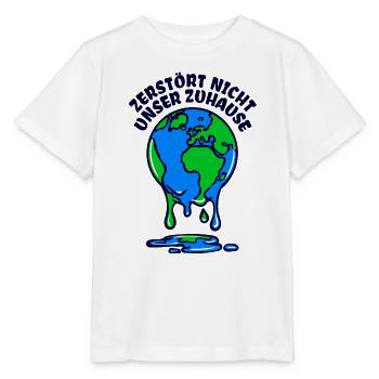 Umwelt Mutter Erde Umweltschutz Statement - Stanley/Stella Kinder T-Shirt MINI CREATOR  - Weiß - Vorne - Maike (125cm)