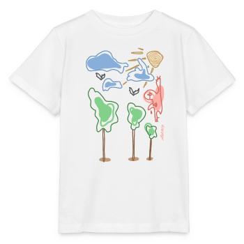 Peinture douce, peinture pour enfants - T-shirt bio MINI CREATOR Stanley/Stella Enfant - blanc - Devant - Maike (125cm)