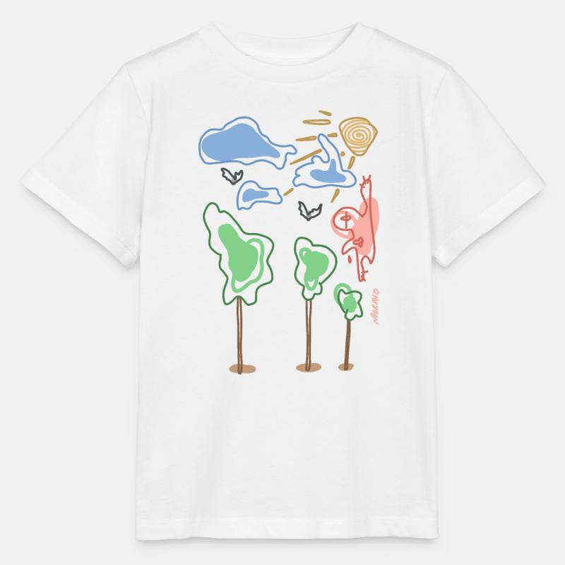 Süßes Gemälde, Kindermalerei - Stanley/Stella Kinder T-Shirt MINI CREATOR  - Weiß