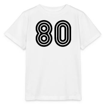 80. 80 YEARS. 80th ANNIVERSARY. 80TH BIRTHDAY. - Stanley/Stella MINI CREATOR Kids’ T-Shirt - white - Front - Maike (125cm)