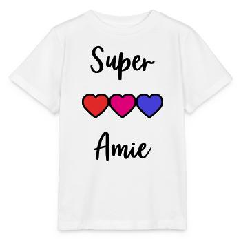 SUPER AMIE - T-shirt bio MINI CREATOR Stanley/Stella Enfant - blanc - Devant - Maike (125cm)