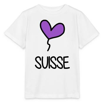 SCHWEIZ. LAND. GENF. SCHWEIZ. HUMOR. LAND - Stanley/Stella Kinder T-Shirt MINI CREATOR  - Weiß - Vorne - Maike (125cm)