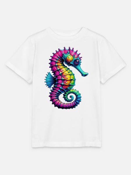 Seepferdchen - Stanley/Stella Kinder T-Shirt MINI CREATOR - Weiß