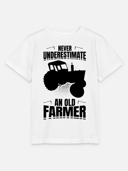 Landwirt Großvater - Stanley/Stella Kinder T-Shirt MINI CREATOR - Weiß