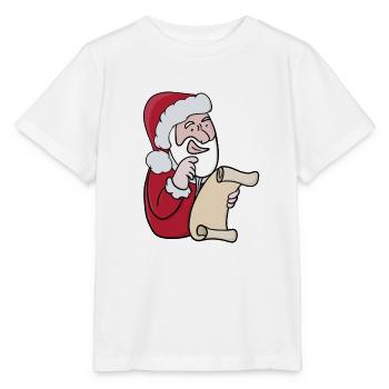 Santa's Naughty or Nice List - Stanley/Stella MINI CREATOR Kids’ T-Shirt - white - Front - Maike (125cm)