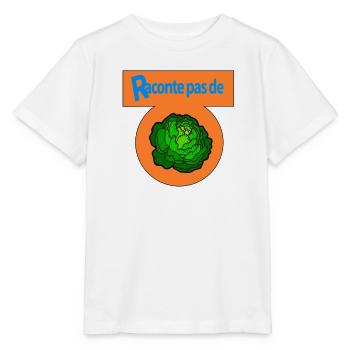 Raconte pas de salade - T-shirt bio MINI CREATOR Stanley/Stella Enfant - blanc - Devant - Maike (125cm)