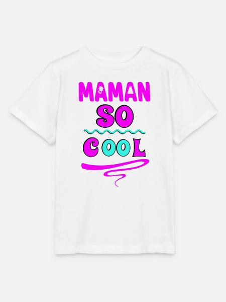 Coole Mama - Stanley/Stella Kinder T-Shirt MINI CREATOR - Weiß