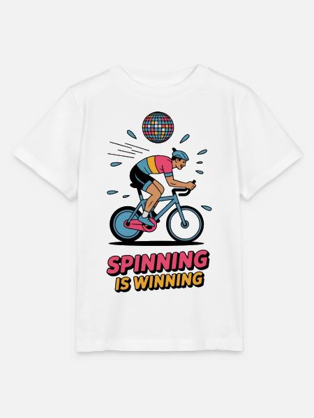 Spinn Is Winning – Retro Trainer - Stanley/Stella Kinder T-Shirt MINI CREATOR  - Weiß