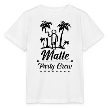 Malle Party Crew Design - Stanley/Stella Kinder T-Shirt MINI CREATOR  - Weiß - Vorne - Maike (125cm)