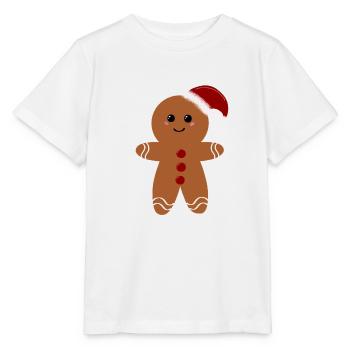 Weihnachts-Lebkuchen - Stanley/Stella Kinder T-Shirt MINI CREATOR  - Weiß - Vorne - Maike (125cm)