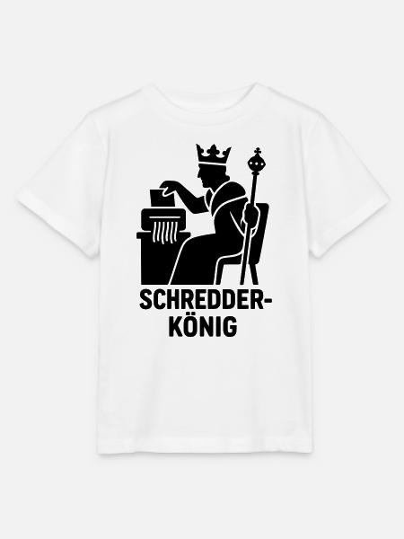 schredder könig - Stanley/Stella Kinder T-Shirt MINI CREATOR - Weiß