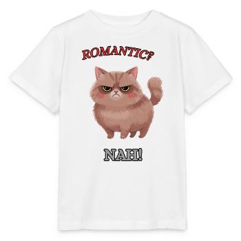 Die Null-Bock-Katze - Stanley/Stella Kinder T-Shirt MINI CREATOR  - Weiß - Vorne - Maike (125cm)