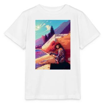 Am See - Stanley/Stella Kinder T-Shirt MINI CREATOR  - Weiß - Vorne - Maike (125cm)