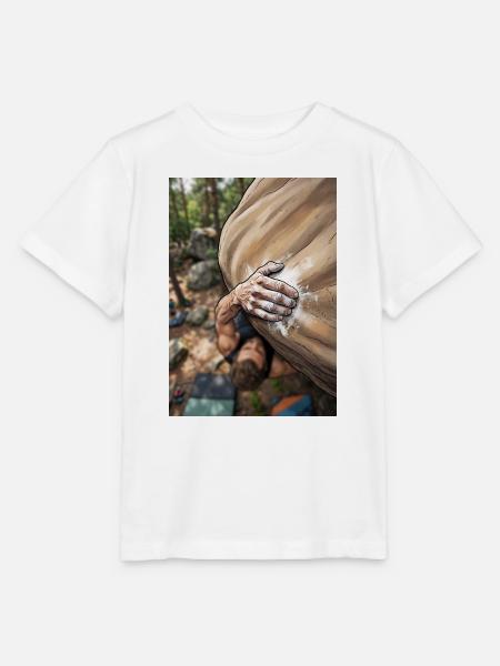 chalked hand - Stanley/Stella Kinder T-Shirt MINI CREATOR  - Weiß