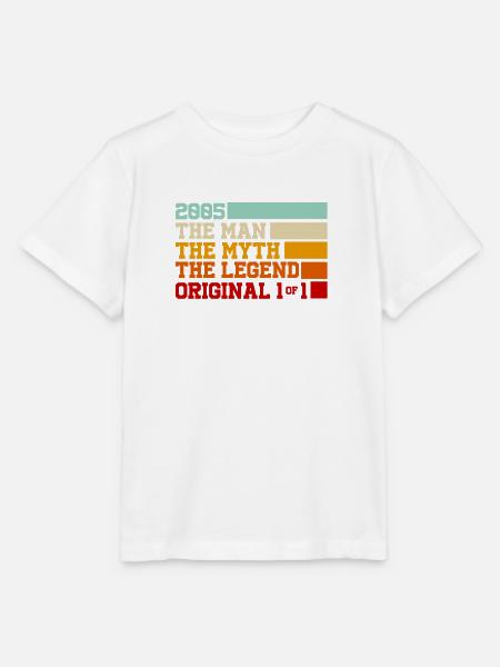 2005 Legend Mythical Man Original - Stanley/Stella Kinder T-Shirt MINI CREATOR - Weiß