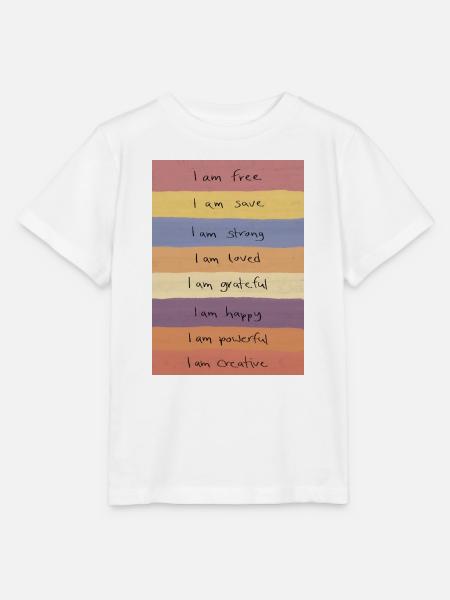 Farbband der Selbstbestimmung - Stanley/Stella Kinder T-Shirt MINI CREATOR - Weiß