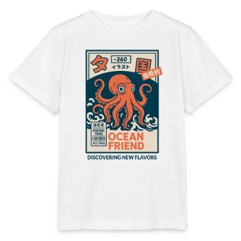 Ocean Friend - Stanley/Stella MINI CREATOR Kids’ T-Shirt - white - Front - Maike (125cm)